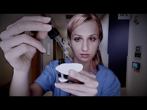 NOVICE NURSE Does ASMR Cranial Nerve Exam | Medical Role Play