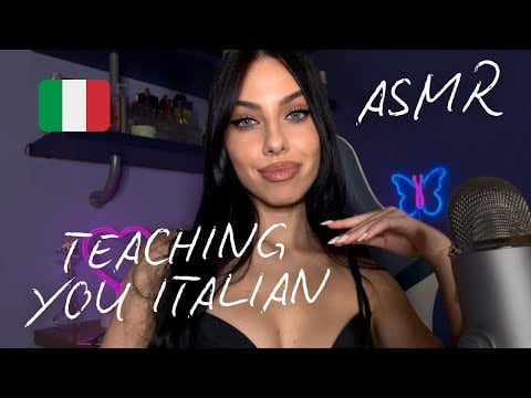 ASMR Teaching You Italian part 2