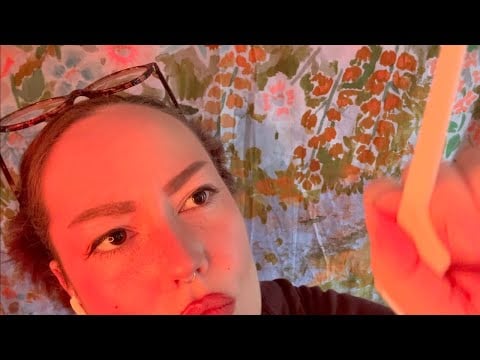 ASMR | Big Sister Brushes Your Hair And Scalp Exam - Binaural, Scratching, No Gloves