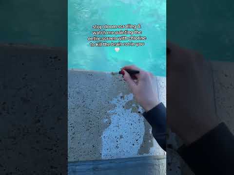 pool asmr painting #asmr #lofiasmr # #poolasmr