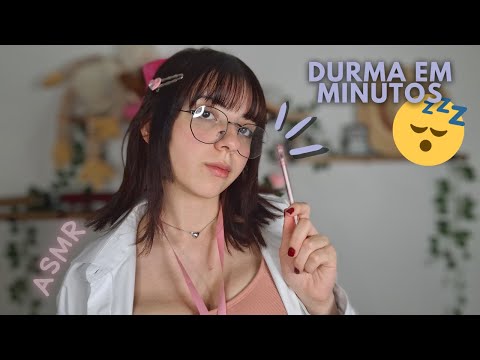 ASMR: CLINICA DO SONO 😴 DURMA EM MINUTOS!!!