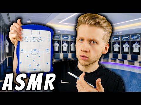 ASMR | Dein Fußballtrainer erklärt die TAKTIK für das Spiel!