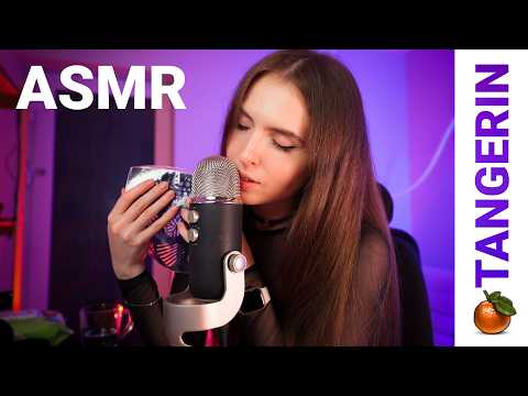 ASMR Mic Scratching, Whispers, Hair Combing & Crunchy Sounds | Tangerin