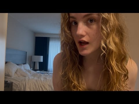 alone in my hotel room ASMR Shower with Me! (personal attention grwm + i wanna talk to you!)