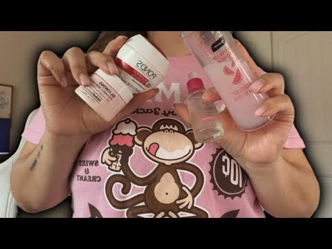 ASMR| Skincare🫧- prepping your skin for makeup application (personal attention- hand sounds)