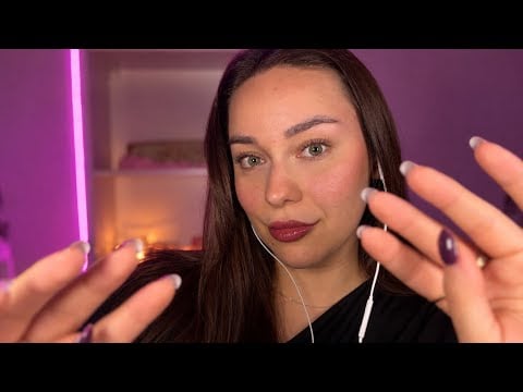 ASMR Touching Your Face ♡ Personal Attention