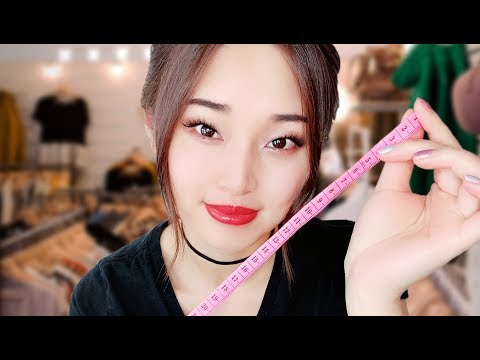 [ASMR] Measuring You At My Clothing Store