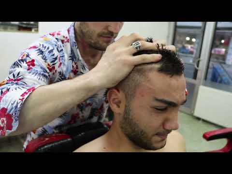 ASMR TURKİSH BARBER MASSAGE HEAD NECK BACK AMR EAR FACE MASSAGE