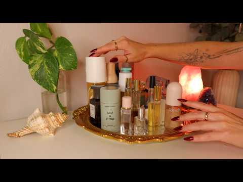 ASMR Perfume Collection Tour ✨ Soft Spoken + Glass Bottle Sounds & Gentle Tapping