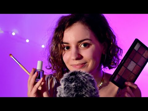 ASMR Roleplay ☀️ Tu amiga te prepara para una fiesta de verano (maquillaje, peinado,...)