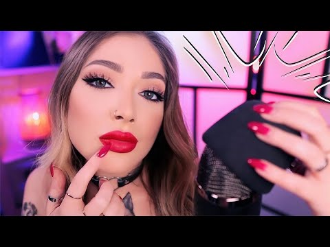 ASMR Mic Pumping, Swirling And Scratching 💥 Intense Mouth Sounds and Kisses, No Talking