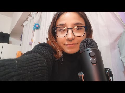 ASMR EN VIVO soniditos y charla 😴