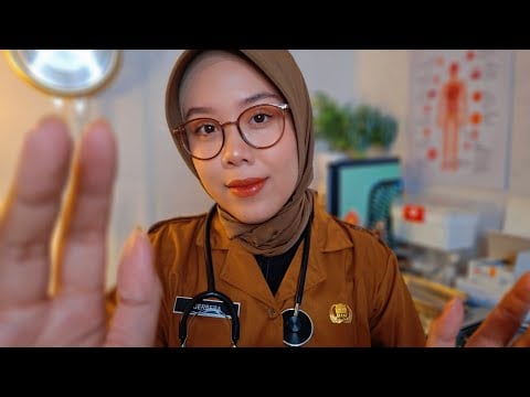 ASMR Pemeriksaan Kesehatan di Puskesmas BPJS 🏥 | Public Clinic Medical Roleplay