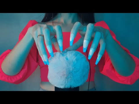 ASMR FLUFFY MIC Aggressive Scratching no talking