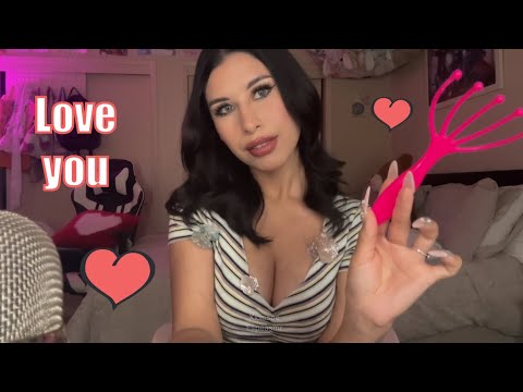 Sweet girlfriend helps your anxiety ASMR