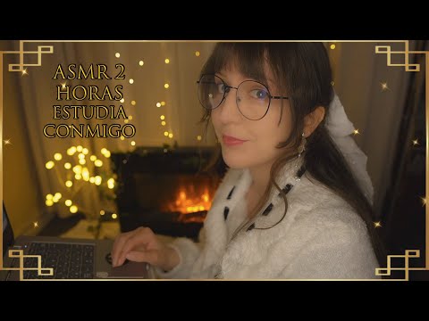 ⭐ASMR Estudia Conmigo, TU PUEDES!💜 [Sub] Sesión Pomodoro COMPLETA