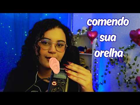 ASMR SONS DE BOCA SUPER INTENSO E COMENDO SUA ORELHA SUPER INTENSO