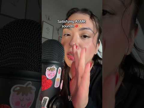 ASMR Satisfying mic brushing with mouth sounds 🫶🏻- #asmr #asmrperls #asmrmouthsounds #asmrshorts