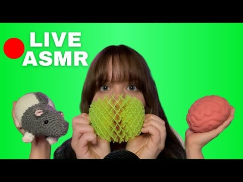 🔴LIVE ASMR For Cool People (Glue on Mic) 🥳