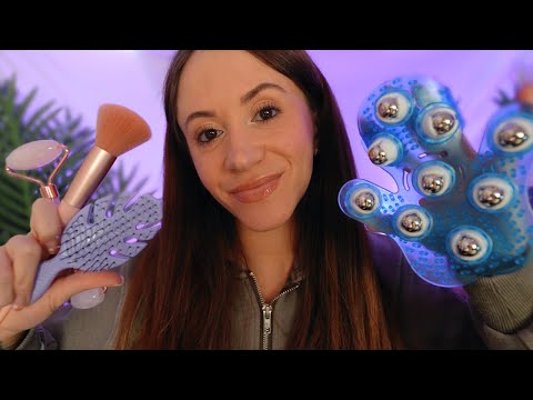 ASMR 1 Hour Of Gentle Personal Attention For Deep Sleep 💕 (low lit, layered sounds, pampering)