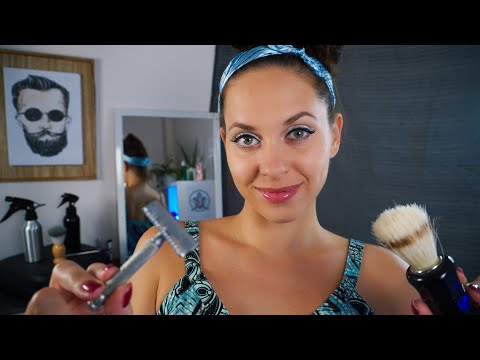 ASMR Mens Shave Barbershop Roleplay