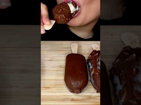CHOCOLATE ICE CREAM BARS #asmr #icecream #food
