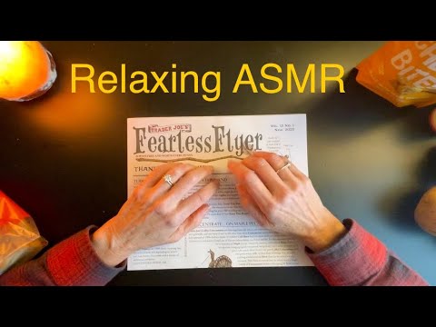 ASMR Trader Joe’s Fearless Flyer November Flip