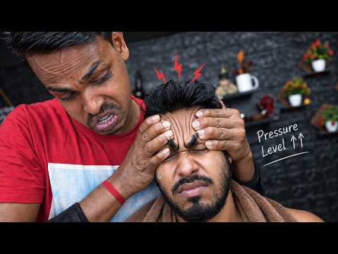 ASMR Very Hard Head Massage and Body Massage - Intense Pressure Level | Headache & Stress Relief