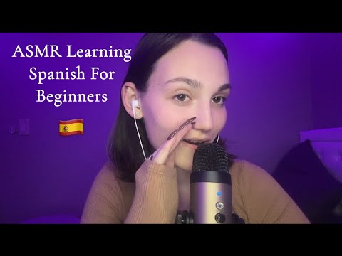 ASMR | Learning Spanish For Beginners🇪🇸✨