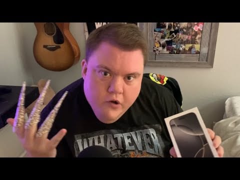ASMR WITH LONG FINGERS | TAPPING AND SPIT PAINTING TRIGGERS 