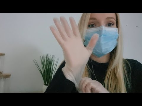 ASMR measuring you  | medical roleplay whispering | touching your face