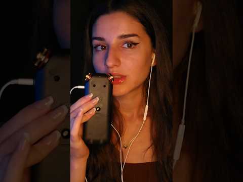 💋 right into your ears #asmr #asmrshorts #kissingsoundsasmr