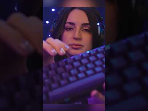 ASMR - Keyboard ASMR but I'm barely touching it #shorts