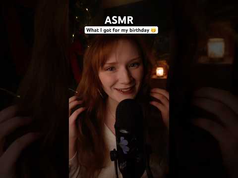 Part 1 ASMR my birthday gifts 🤭 tapping, whisper 🎁