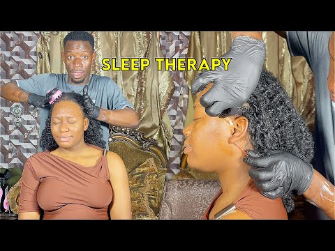 ASMR💫 Aggressive Head , Neck ,Back , shoulder and Ear Massage for Deep Sleep and Relaxation Tonight