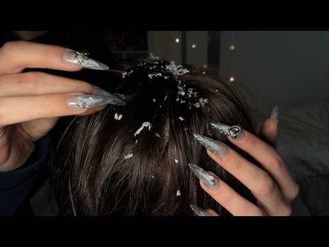 Lice Check + Removal (Plucking, Scratching, Combing) [ASMR]