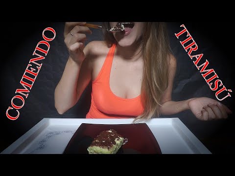 ⭐️ ASMR Español ⭐️Endulzate la vida comiendo tiramisú.