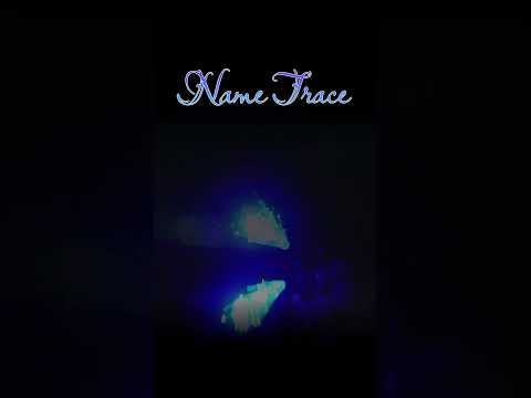 Name Trace #Visual #ASMR Trippy lights #fyp