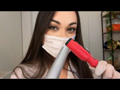 ASMR POV: MÉDICA ARRUMA SEU NARIZ TORTO👃