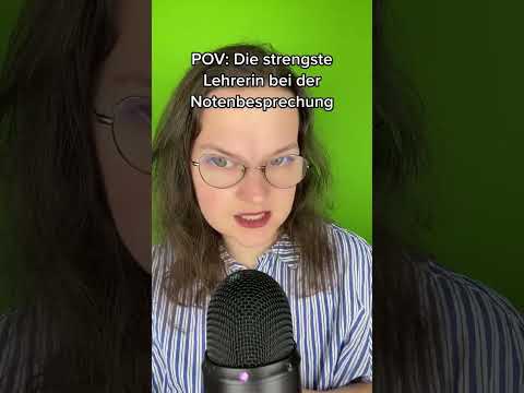 POV: Die strengste Lehrerin bei der Notenbesprechung #shorts #asmrshorts #asmr