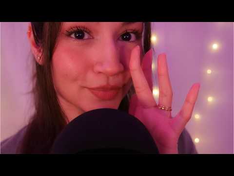 ASMR 5 Tingly Trigger Words (Gum Chewing + Mouth Sounds)