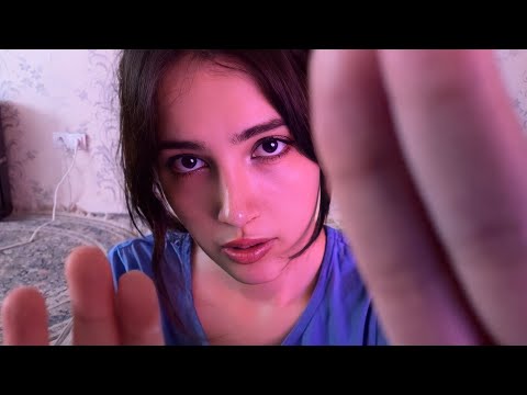 ASMR Close to Your Face٫ Whispers, Intense Ear to Ear Layered Triggers, Touch Your Face, Close-up