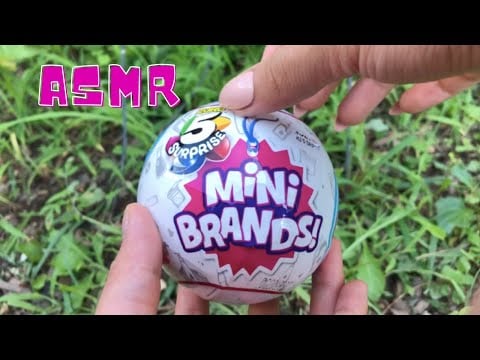 ASMR Intense Tapping + Crinkles (Mini Brands)