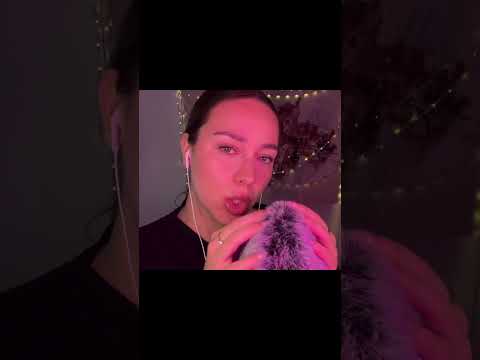 Fluffy Mic Kisses #asmr #fluffymic #asmrkisses