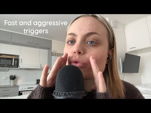 ASMR Tingly fast and aggressive trigger assortment ✨
