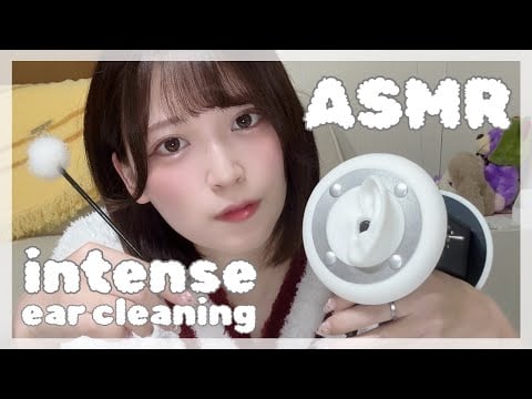 【ASMR】Intense Ear Cleaning｜鼓膜がぞわぞわするガリガリ強め耳かき【3dio】