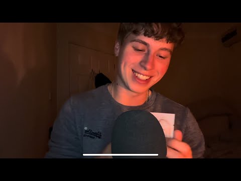 My First ASMR Video (Tapping, Whispering, Water Sounds)