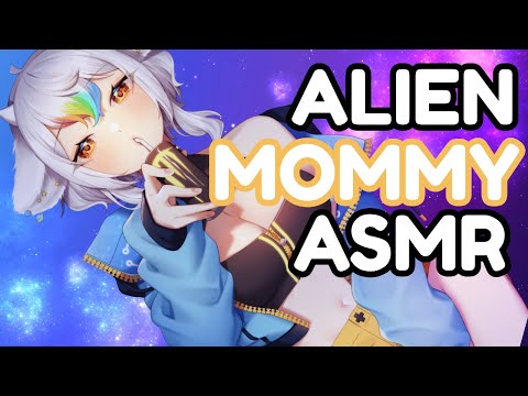 [3Dio ASMR] Comfy Earlicking Alien Mommy puts you to sleep