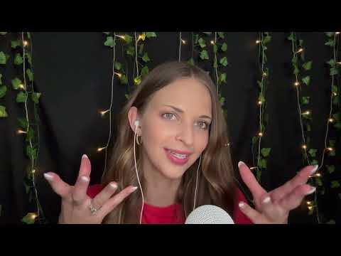 ASMR Whisper Ramble with Gentle Hand Movements 🤍