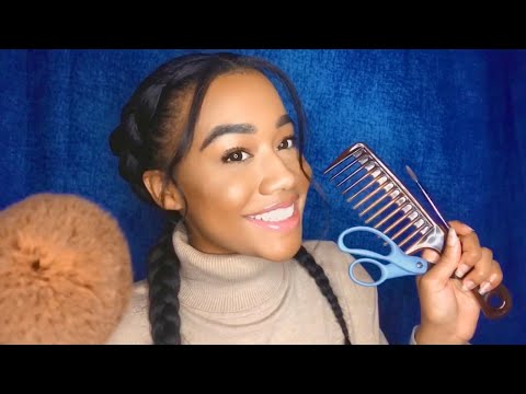 [ASMR] Personal Attention Triggers(Face Brushing)(combing)